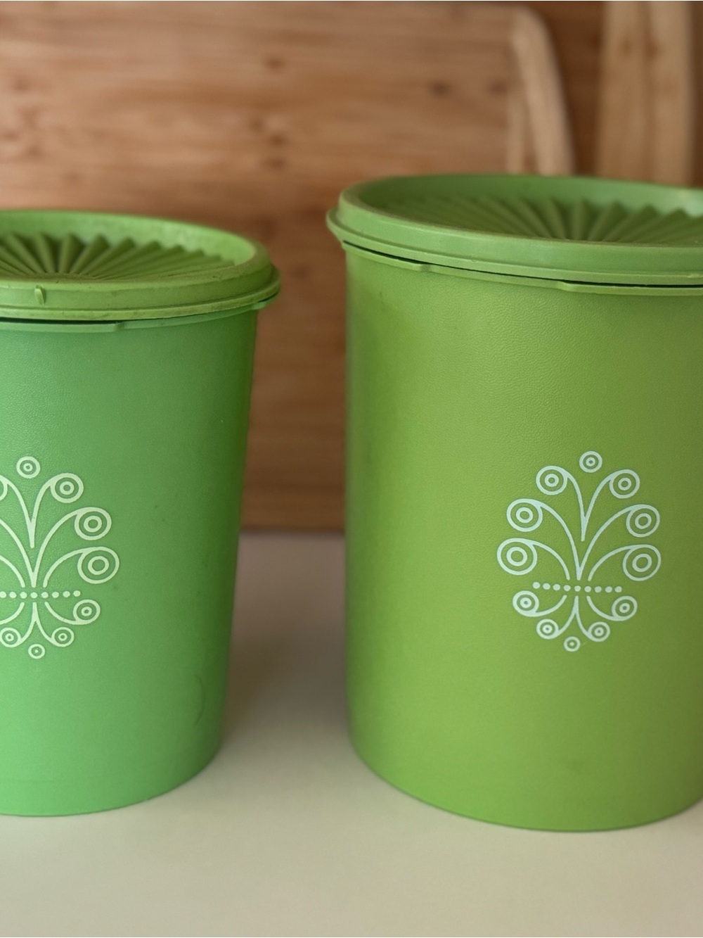 Vintage 70’s Tupperware canister set